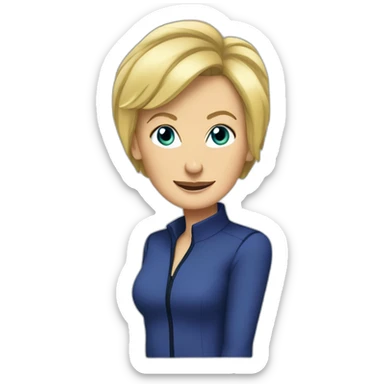 sue sylvester sticker