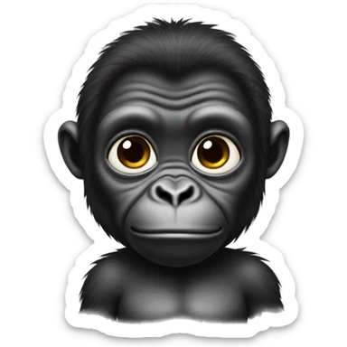 Gorille baby sticker