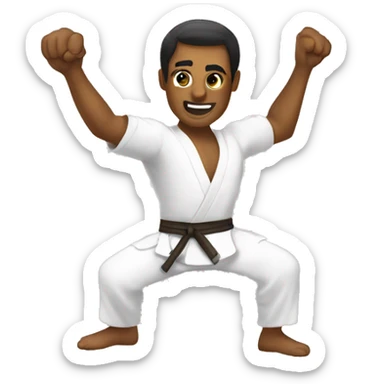 Capoeira roda, benguela  sticker