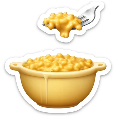 Mac & cheese sticker