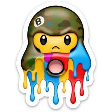 Сделай логотип Bape sticker