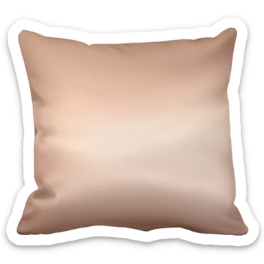 Realistic rose gold pillows sticker