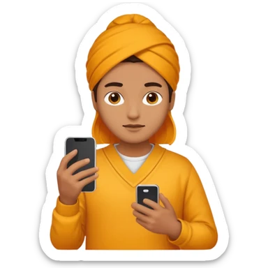 persian with saffron and smartphone sticker