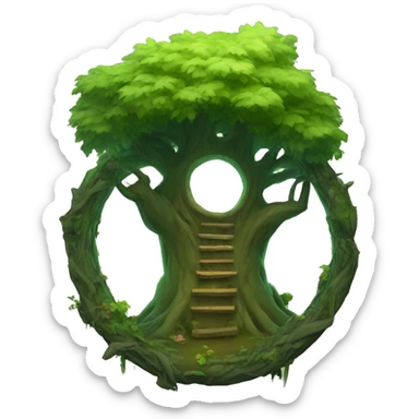 portal forest sticker