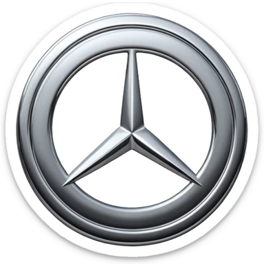 Mercedes logo emoji sticker