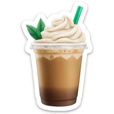 Iced latte Starbucks  sticker