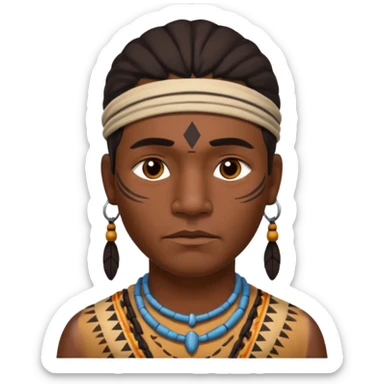 Aboriginal man sticker