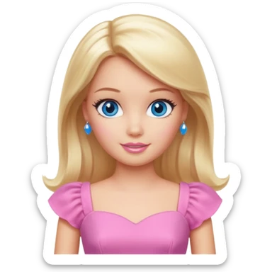 barbie girl sticker