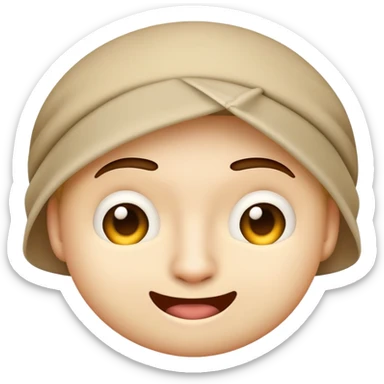 devious sneaky emoji with finger tenting  sticker