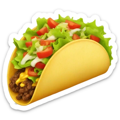 Taco sticker