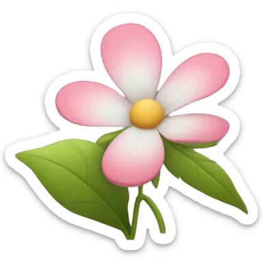 Flower sticker