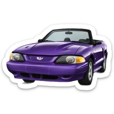 1996 mustang cobra convertible  sticker