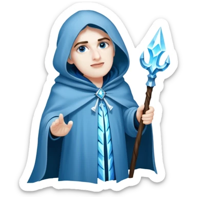 Frost wizard sticker
