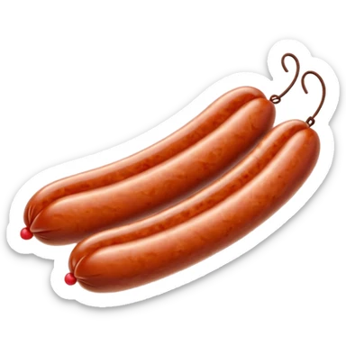 heart shaped sausage (Love) sticker