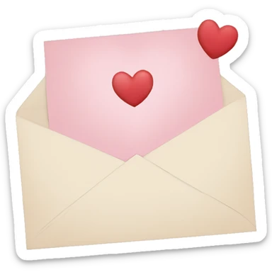 postcard with heart for mom  sticker