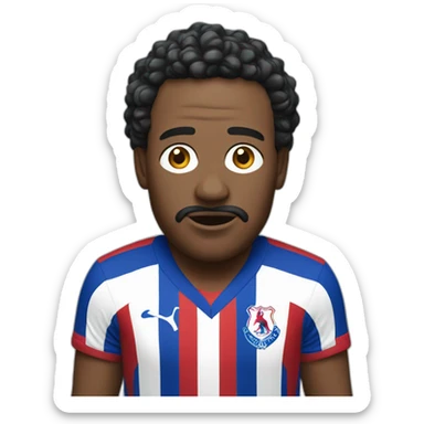 crystal palace fan with hands on hips sticker