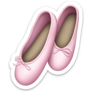 Ballet shoes sticker