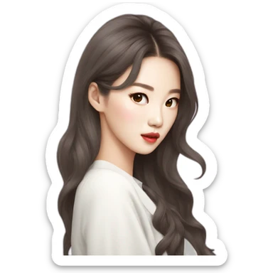 Kim jennie Korea star sticker