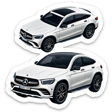 mercedes benz glc 53 coupe  sticker
