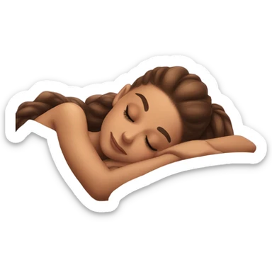 Cute Ariana Grande sleeping sticker
