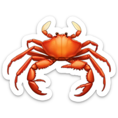 Crabe et belier qui s aiment sticker