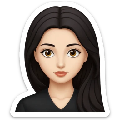 Black aly is the wife of cregan stark and looks like Hande Erçel.  sticker