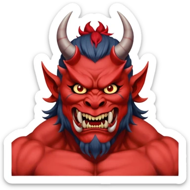 demonio japones sticker