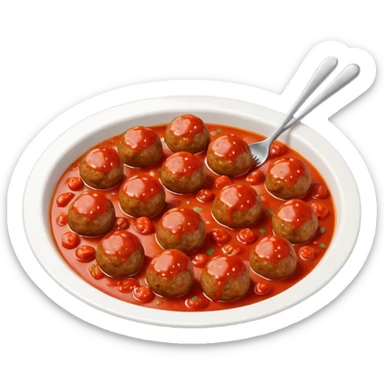 open buffet meatballs sticker