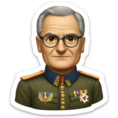 josip broz tito sticker