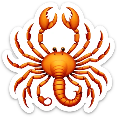 Scorpio star sign sticker