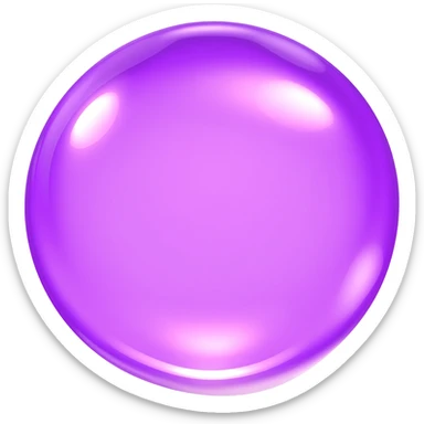 Purple water droplets emoji sticker