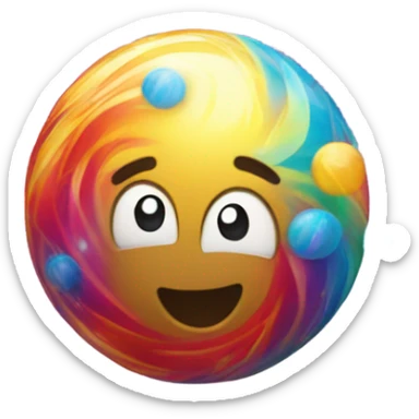''Bouncy balls With Magic Effects'' sticker