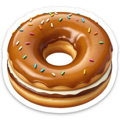 donut no icing sticker