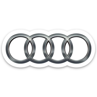 4 cerchi audi sticker
