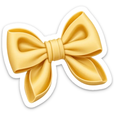 bow shaped pasta, less detailed more dow-light sticker