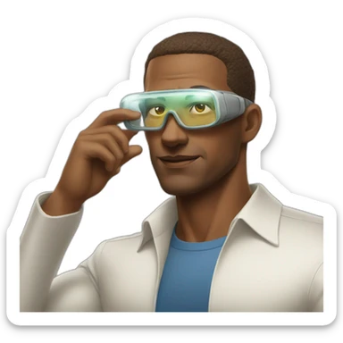 Vision from Marvel sticker