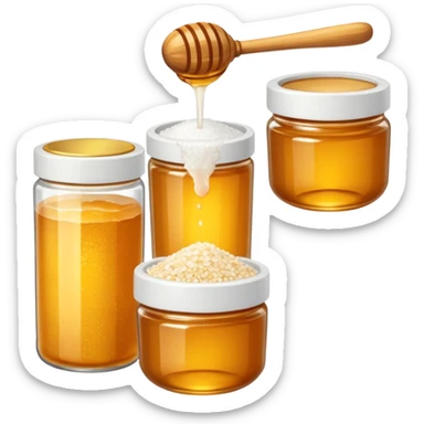 Salt and honey but separate  sticker
