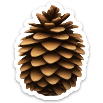 Pinecone sticker
