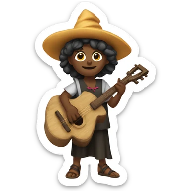 Escoba bruja sticker