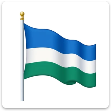 Khabarovsk Krai flag waving sticker