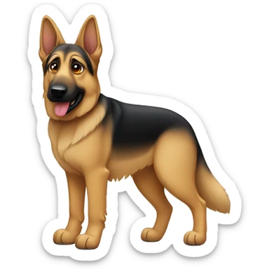 German Shepard  sticker