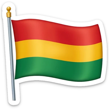 Pan African flag sticker