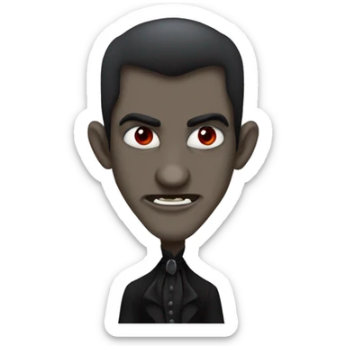 Theme: Vampires, Darkness, Rejection (think gothic, mysterious, epic — but with that unique twist of being a rejected vampire!) sticker