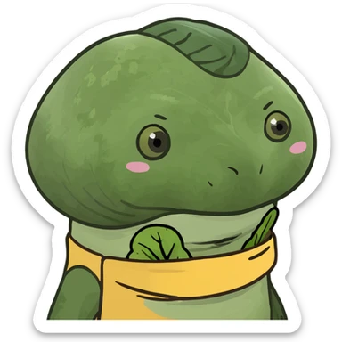 mini yellowish Pakchoi sticker