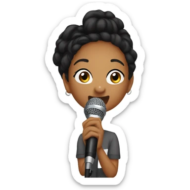 Leigh-Anne singing  sticker