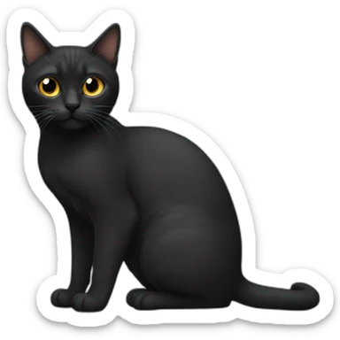 Varios gatos negros sticker