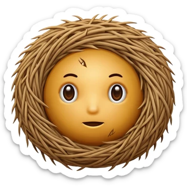 tumbleweed no face sticker