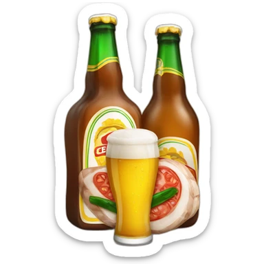 Cerveja churrasco sticker