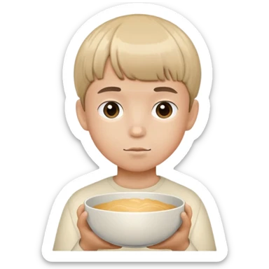 Garçon avec une coupe casquette sticker