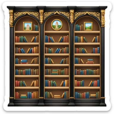 catholic library room sticker